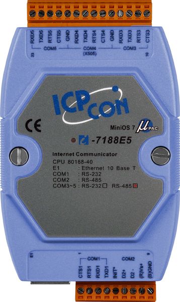 Преобразователь сигнала I-7188E5-485 CR 