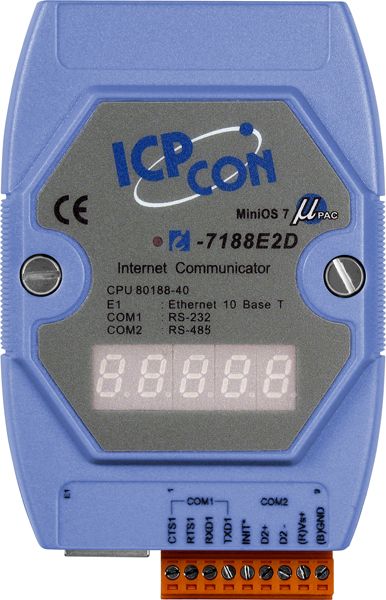 Преобразователь сигнала I-7188E2D CR 
