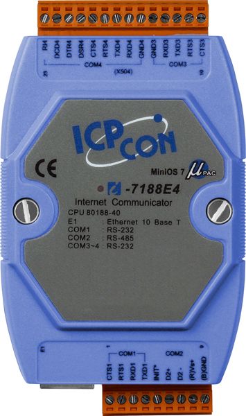 Преобразователь сигнала I-7188E4 CR 