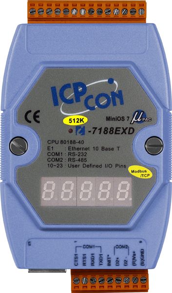 Преобразователь сигнала I-7188EXD-MTCP CR 