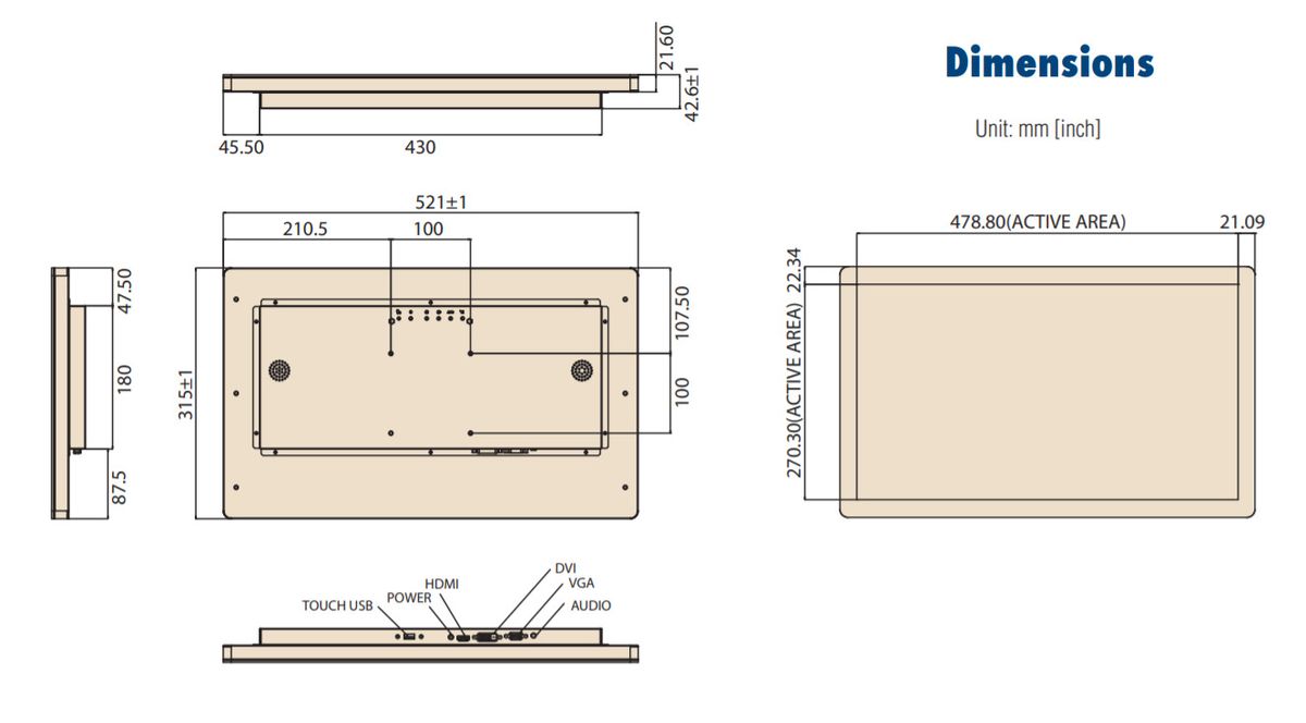 Монитор IDP31-215WP25HIB2 