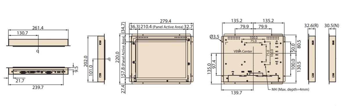 Монитор IDS-3110R-50XGA1E 