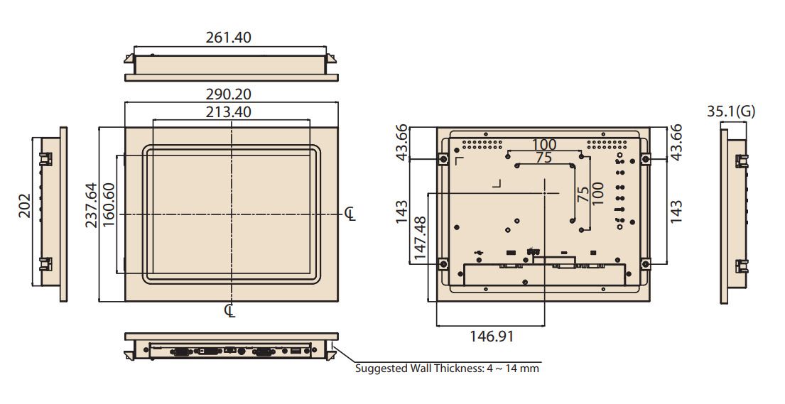 Монитор IDS-3210G-50XGA1 