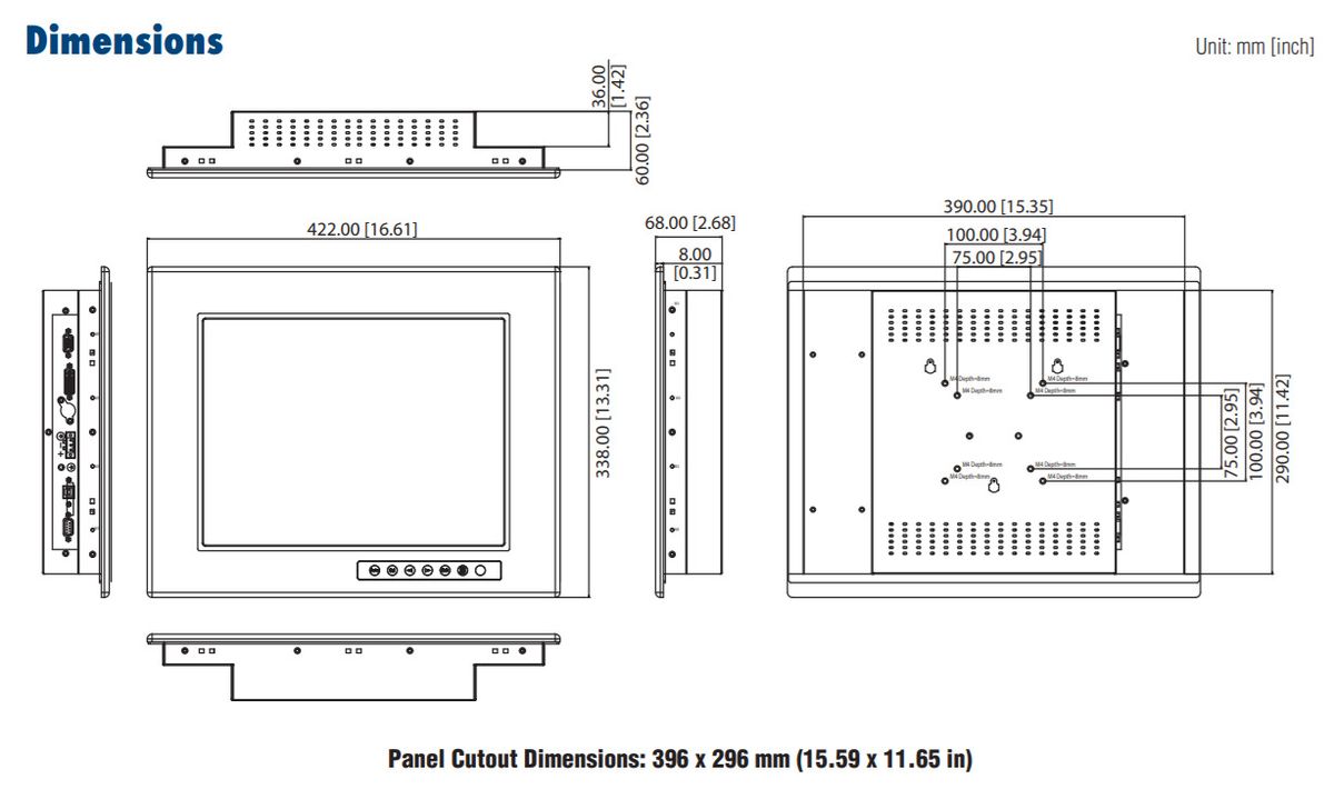 Монитор FPM-8151H-R3BE 