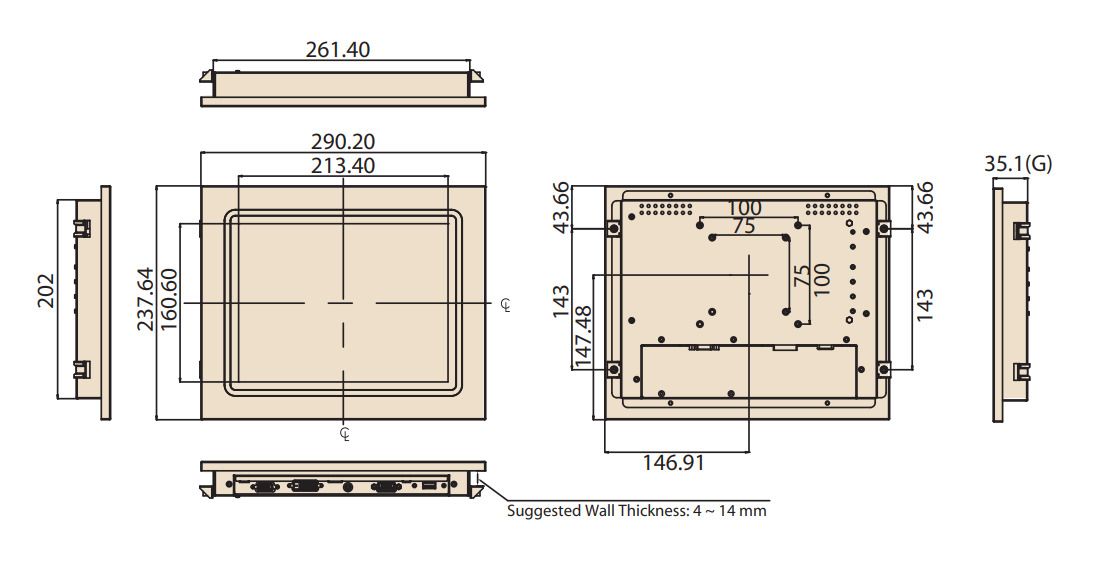Монитор IDS-3210G-40SVA1E 