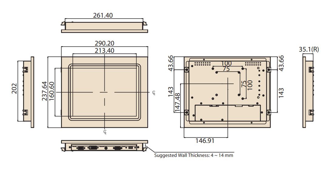 Монитор IDS-3210R-40SVA1E 