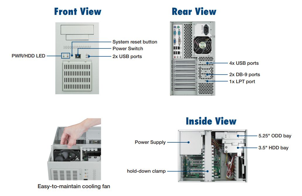 Корпус серверный IPC-7132MB-00B 