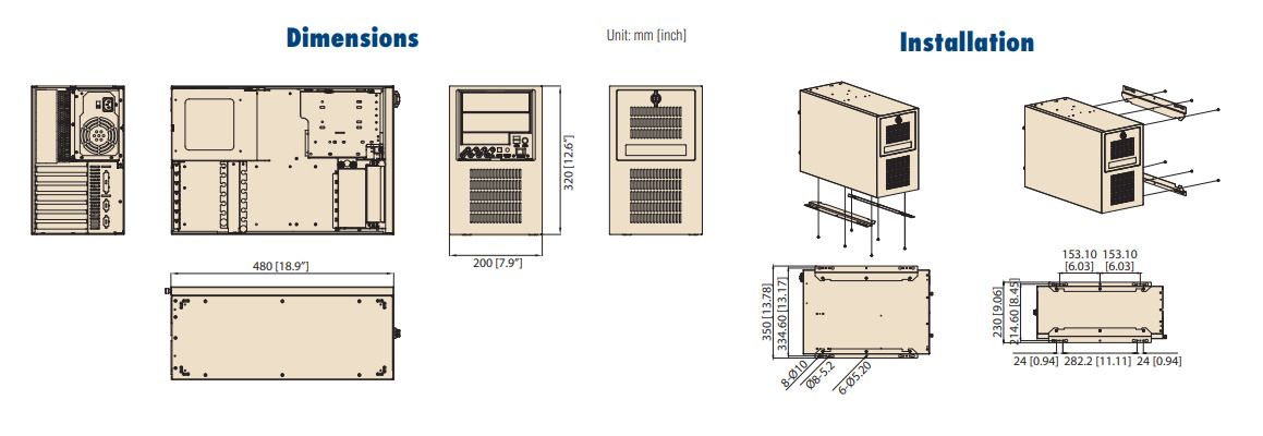Корпус серверный IPC-7220-00C 
