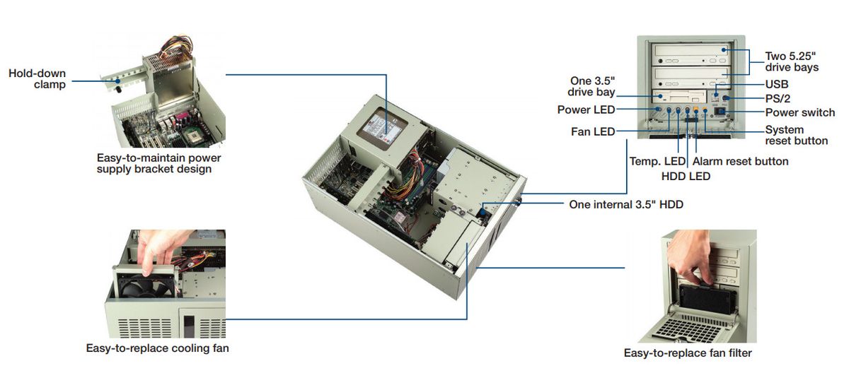 Корпус серверный IPC-7220-00C 