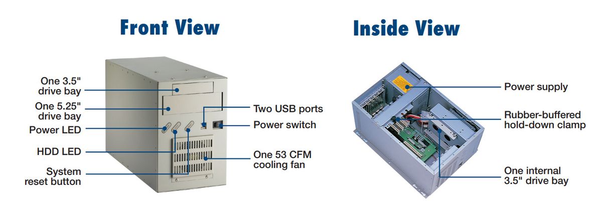 Корпус серверный IPC-6606BP-00D 
