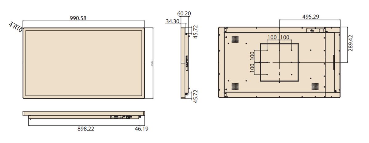 Компьютер панельный UTC-542FG-ATB0E 