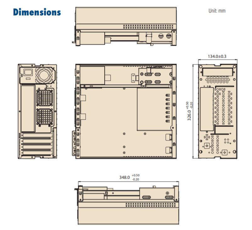 Корпус серверный AIMB-C600-00B1E 