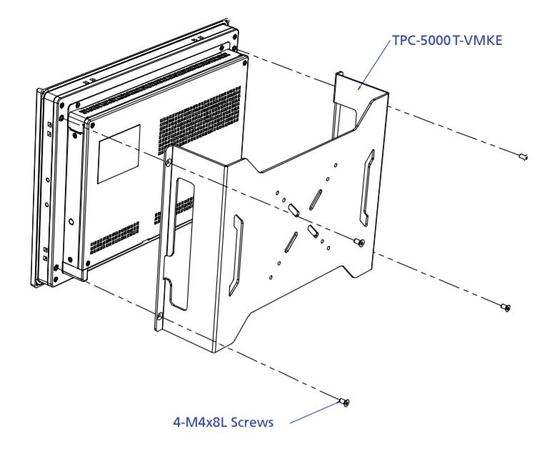 Кронштейн телекоммуникационный TPC-5000T-VMKE 