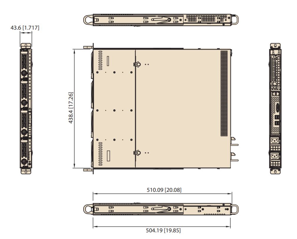 Корпус серверный HPC-7140-00A1E 