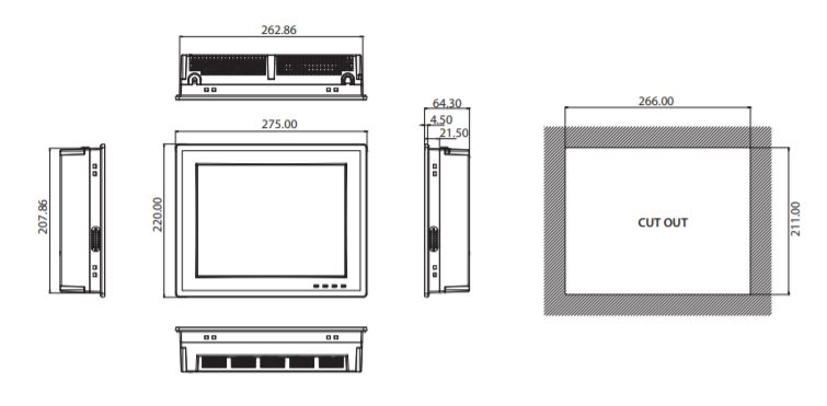 Компьютер панельный PPC-3100-RE9A 