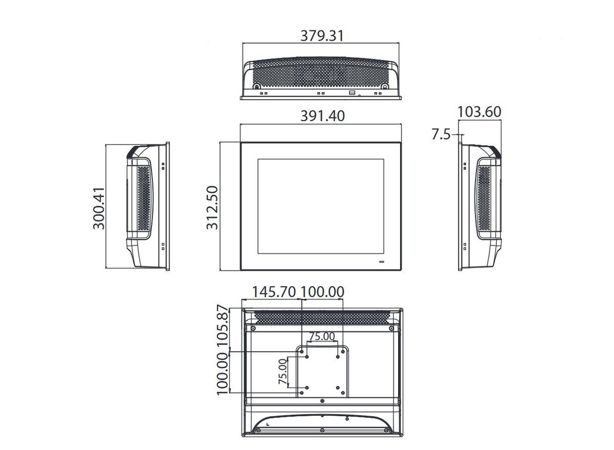 Компьютер панельный PPC-6151C-RTAE 