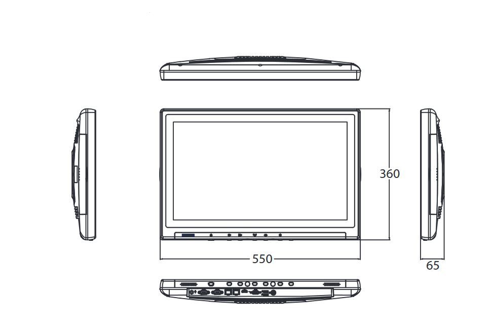 Компьютер панельный POC-W212-A01D-ATE 