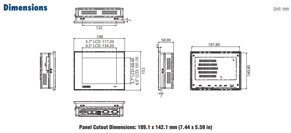 Компьютер панельный TPC-651T-E3AE 