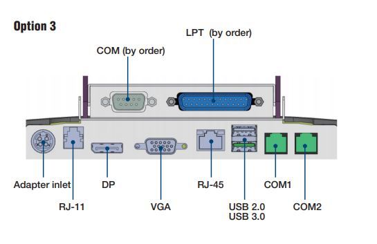 Компьютер панельный UPOS-211FP-BST40 