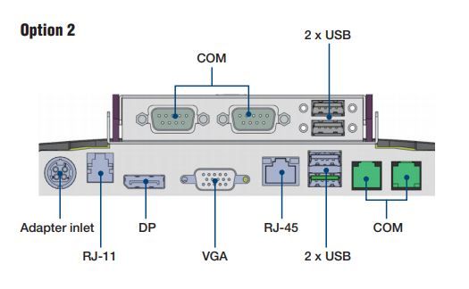 Компьютер панельный UPOS-211DP-BST40 