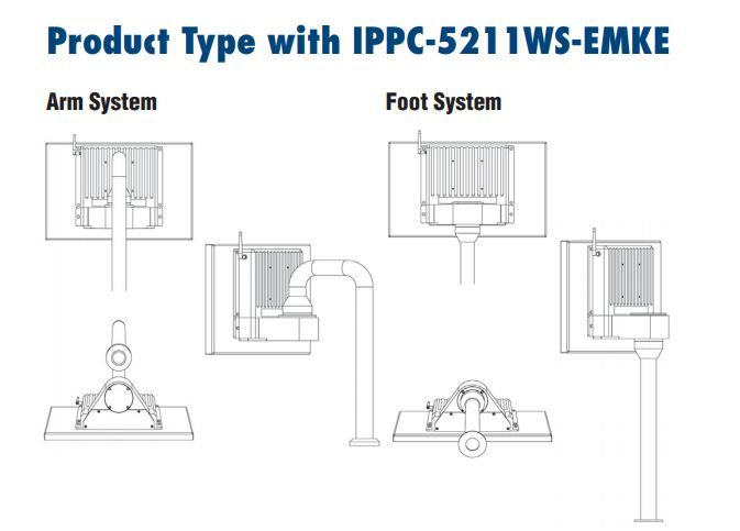 Компьютер панельный IPPC-5211WS-J3AE 
