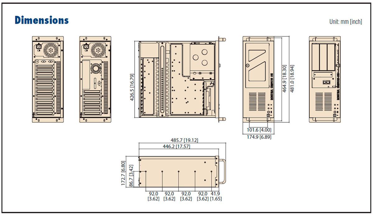 Корпус серверный IPC-510MB-00XBE-SEA 