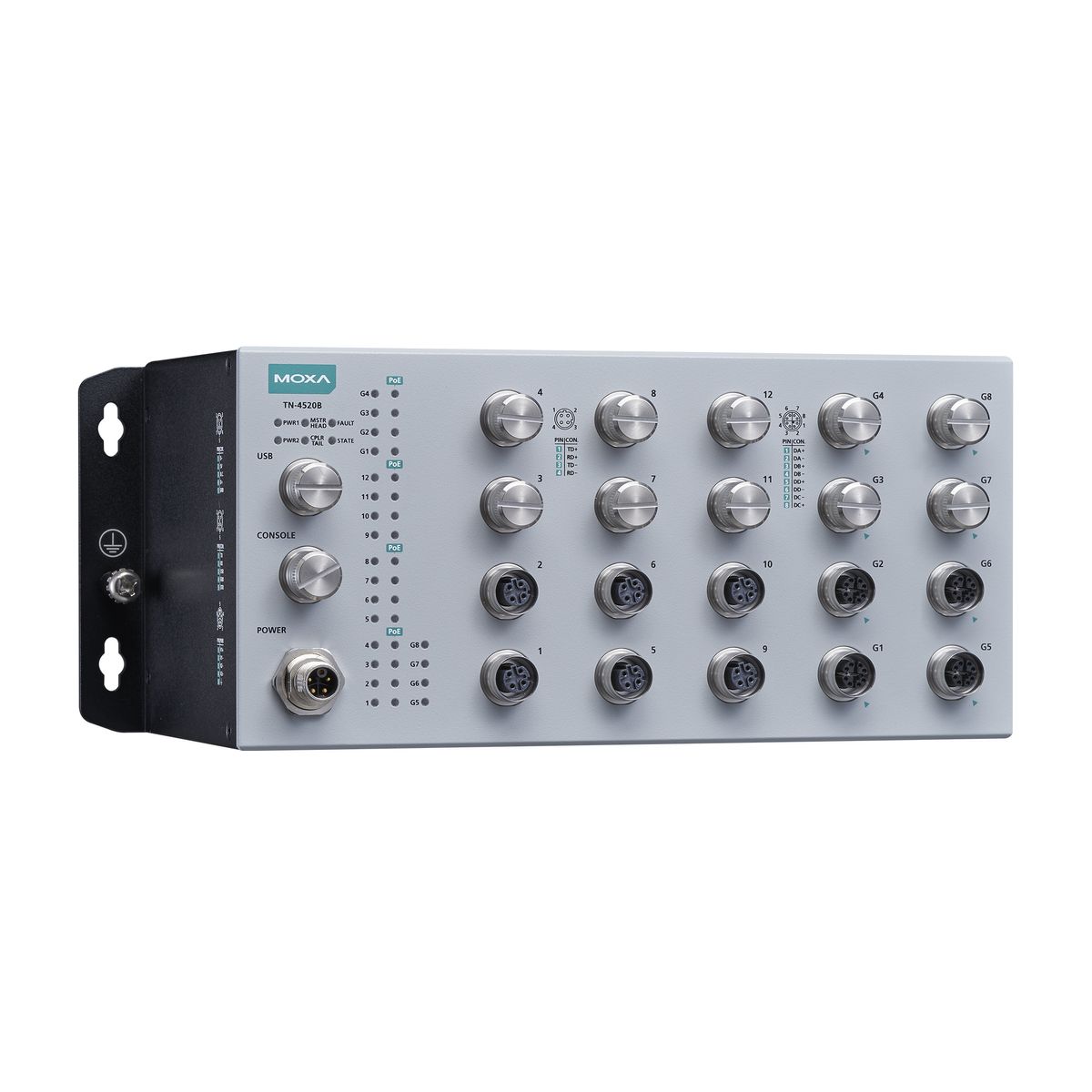 Коммутатор TN-4520B-12P-4G-4GP-CT-T 
