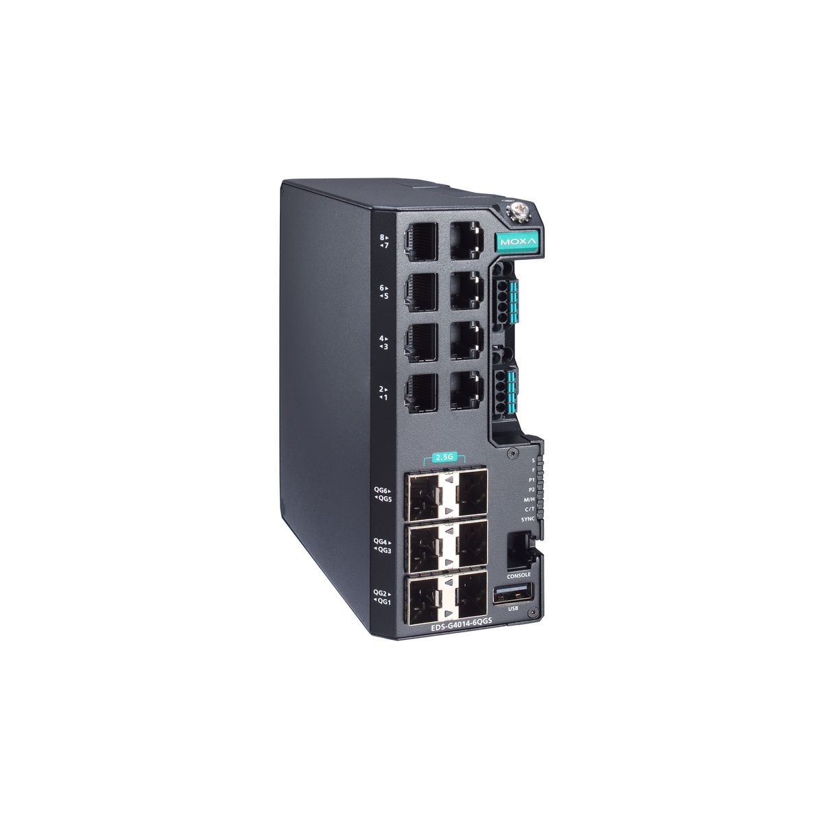 Коммутатор EDS-G4014-6QGS-HV 