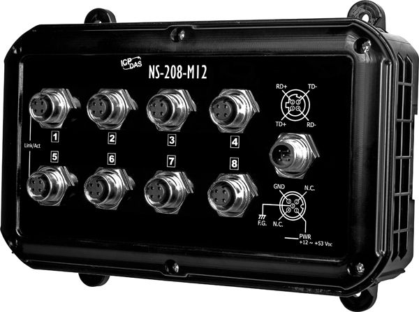 Коммутатор NS-208-M12-IP67 CR 