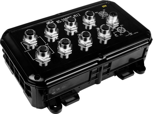 Коммутатор NS-208PSE-M12-IP67 