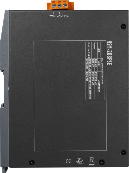 Коммутатор NSM-208PSE CR 