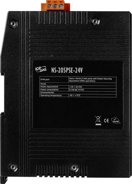Коммутатор NS-205PSE-24V CR 