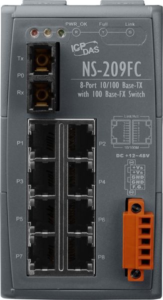 Коммутатор NS-209FC CR 