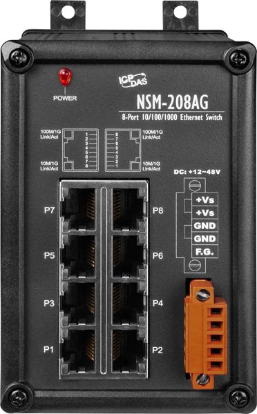 Коммутатор NSM-208AG CR 