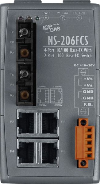 Коммутатор NS-206FCS CR 