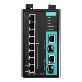Коммутатор EDS-P510A-8PoE-2GTXSFP-T 