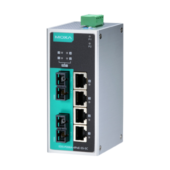 Коммутатор EDS-P206A-4PoE-SS-SC-T 