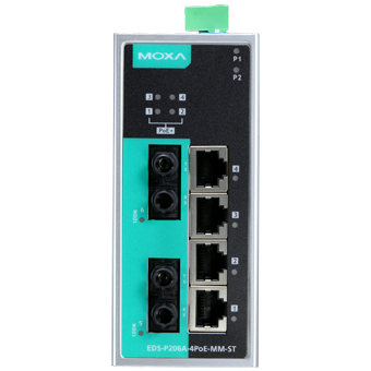 Коммутатор EDS-P206A-4PoE-MM-ST 
