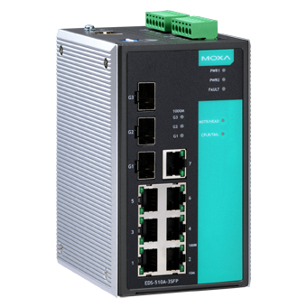 Коммутатор EDS-510A-3SFP-T 
