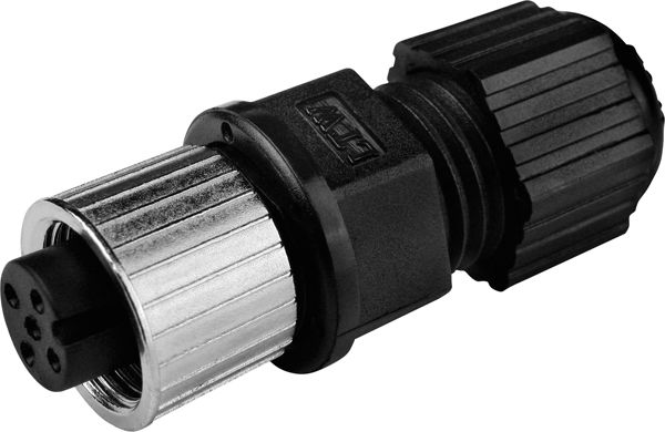 Разъем промышленный M12A-5P-IP68 