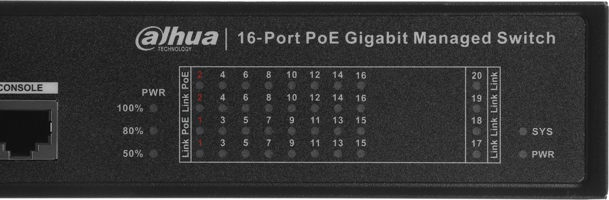 Коммутатор DH-S4220-16GT-240 