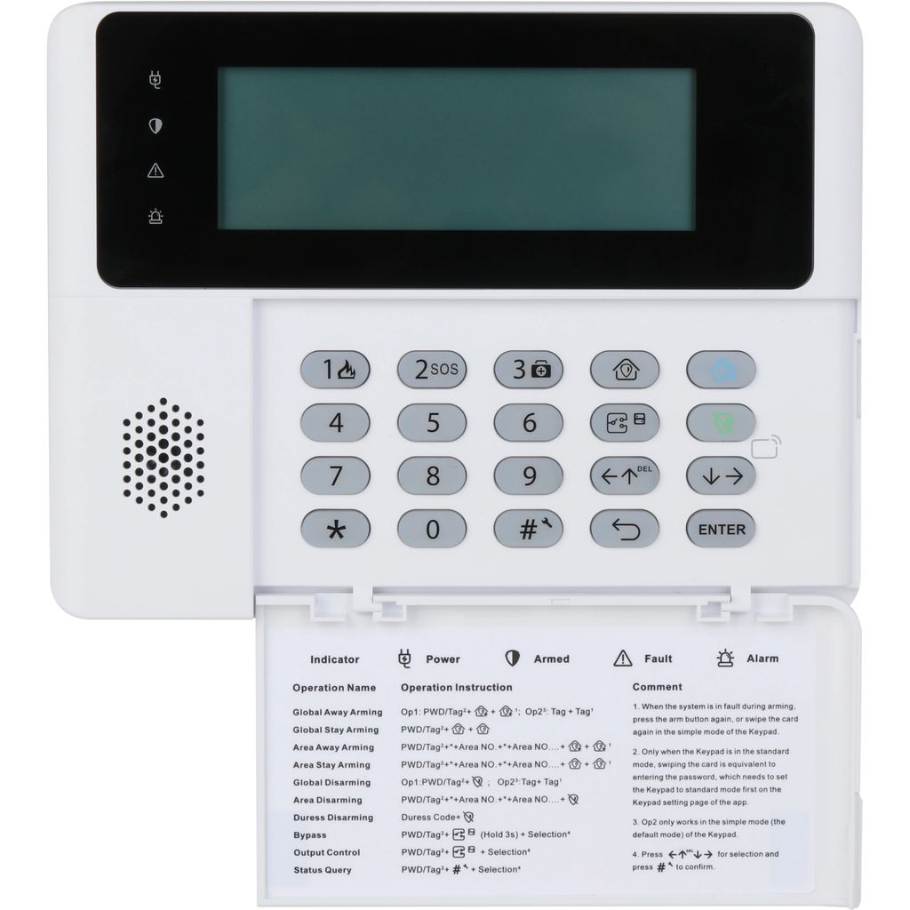 Панель контрольная DHI-ARK30C-RW2(868) 