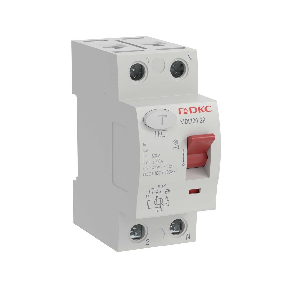 Устройство защитного отключения  MDL100-2P3-40-AC