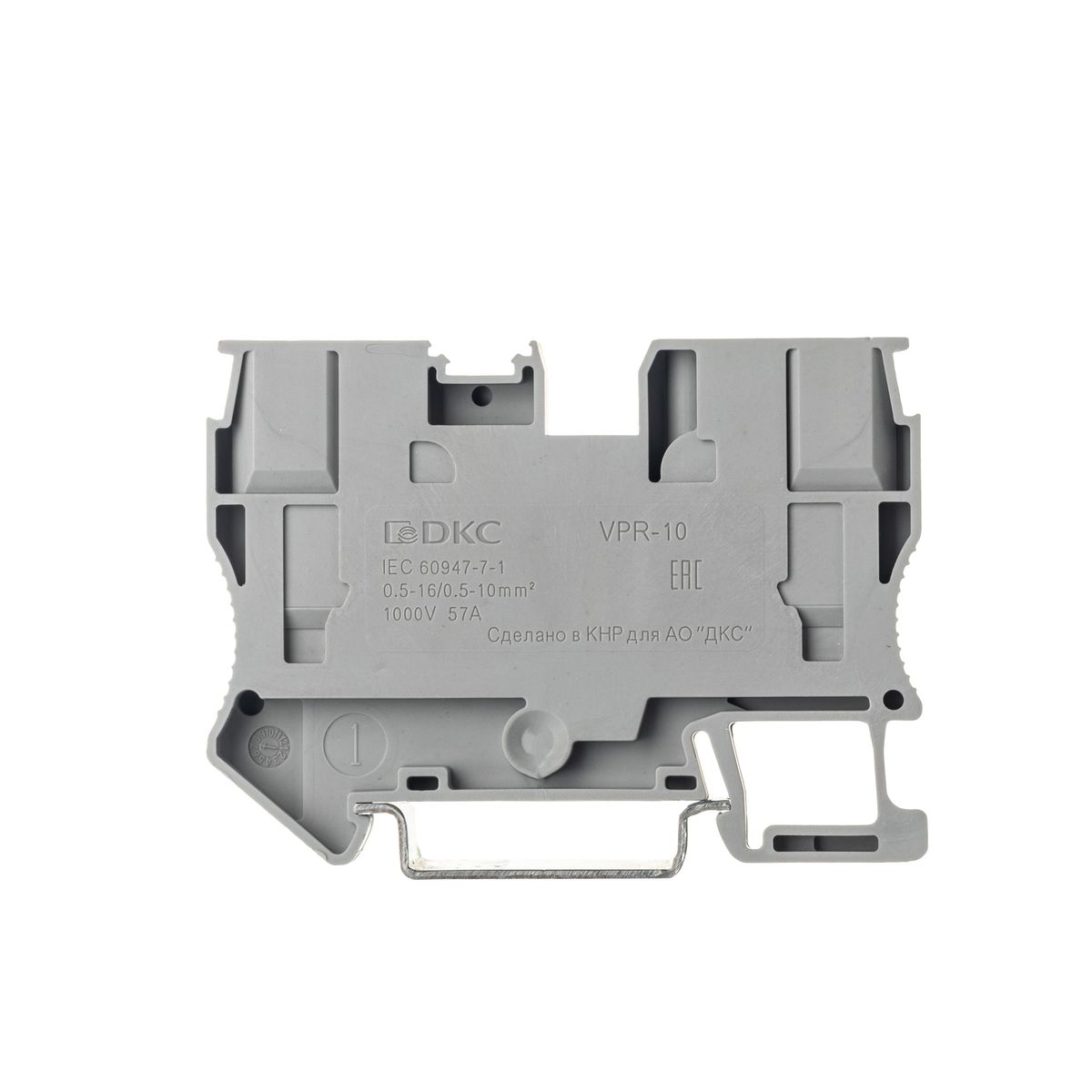 Клемма проходная  VPR-10-GY