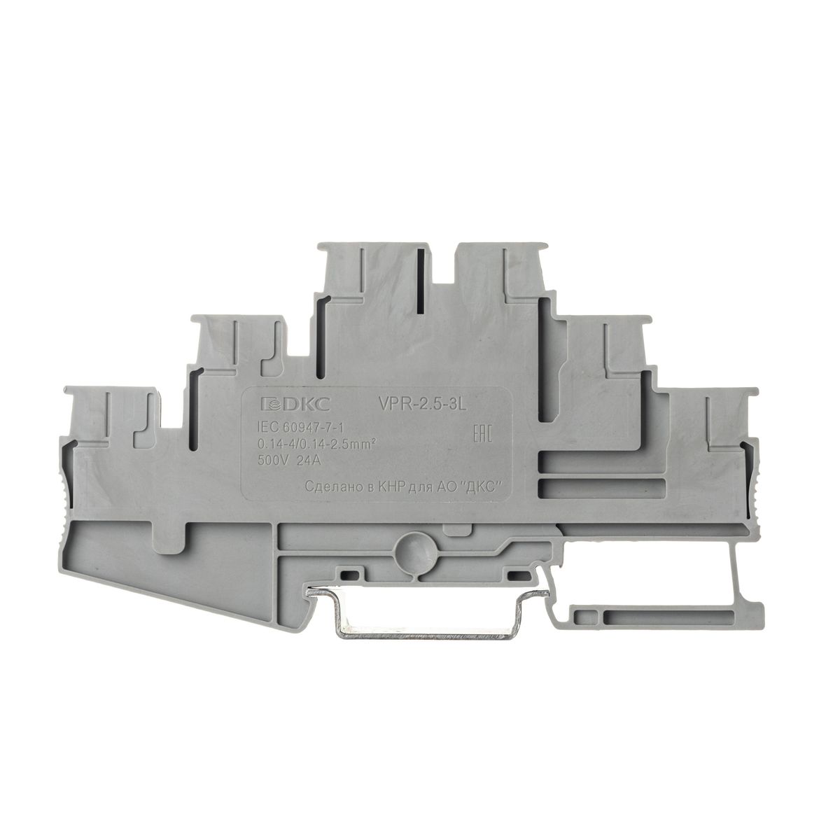 Клемма  VPR-2.5-3L-GY
