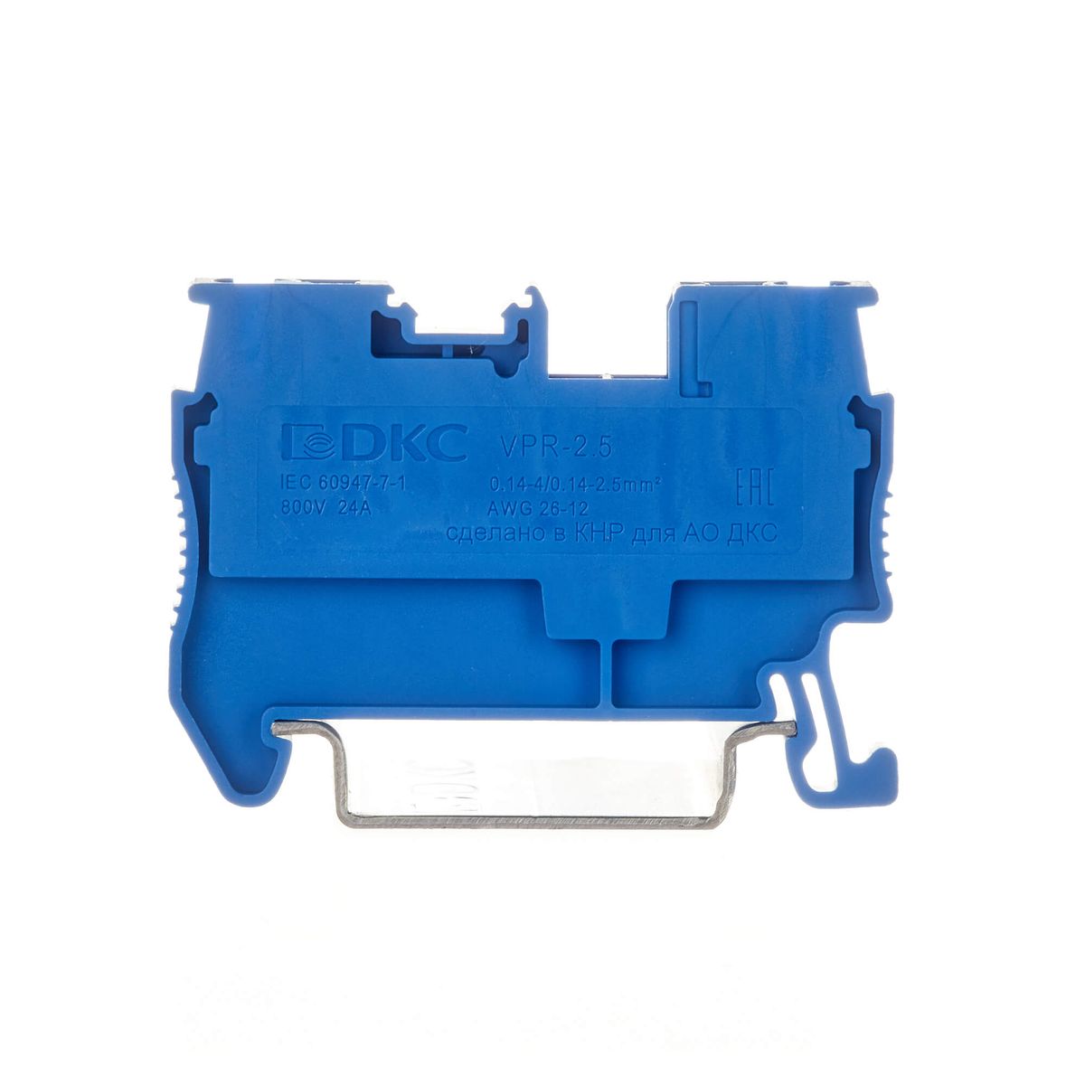 Клемма проходная  VPR-2.5-BU