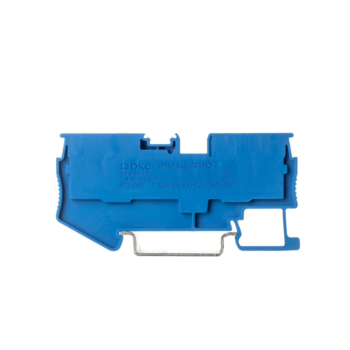 Клемма проходная  VPR-2.5-QUATTRO-BU