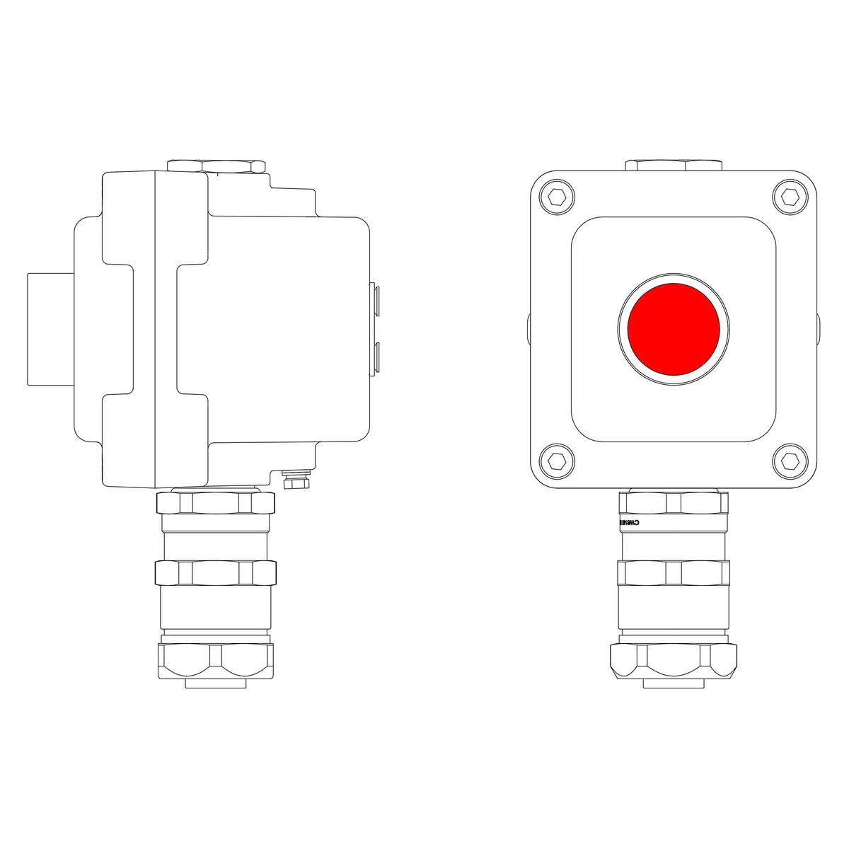 Пост управления LCSD-01-B-MC-P1R(11)x1-PCMB-KAEPM3MHK-26 LCSD21000028