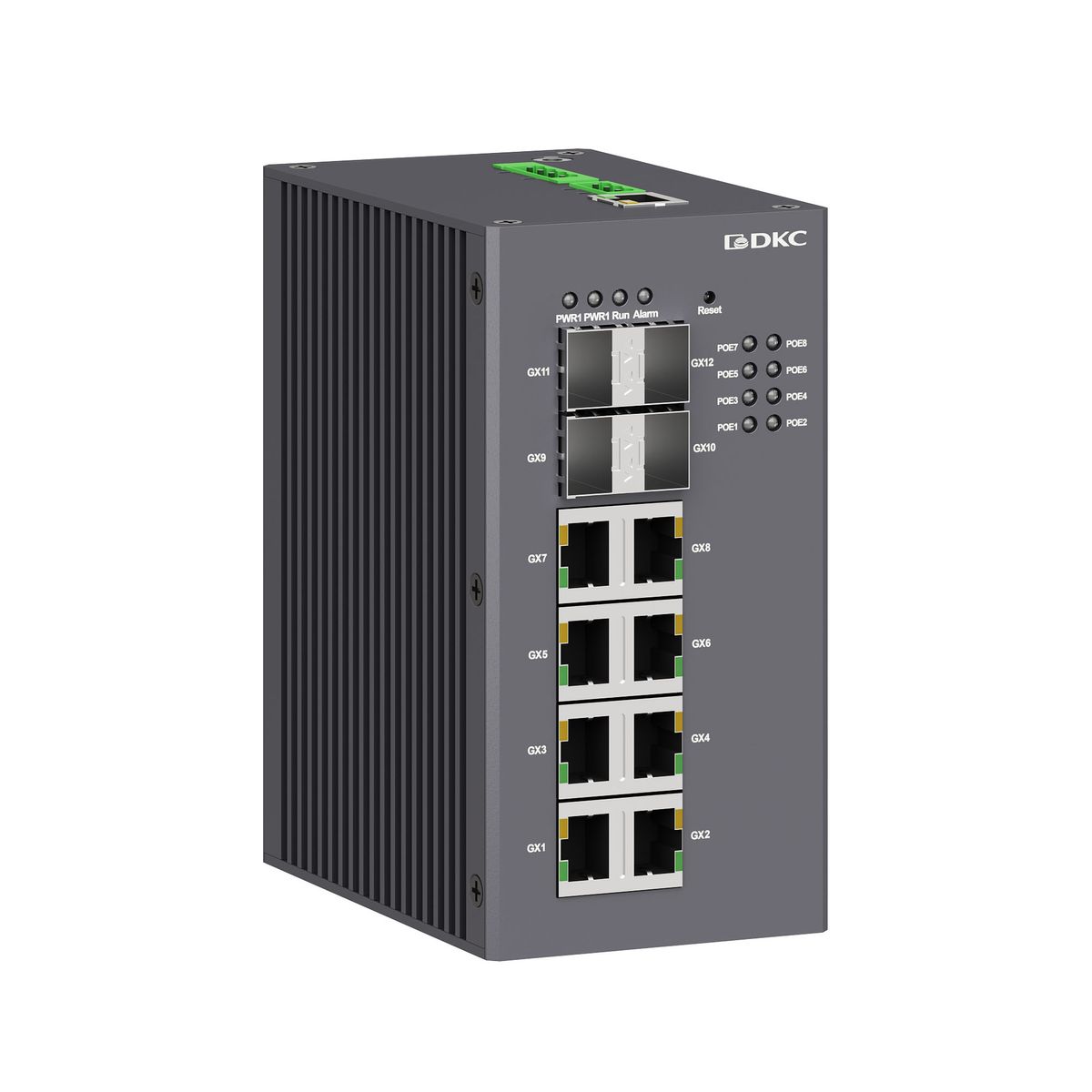 Коммутатор промышленный  N2000-4GX8GP-P4