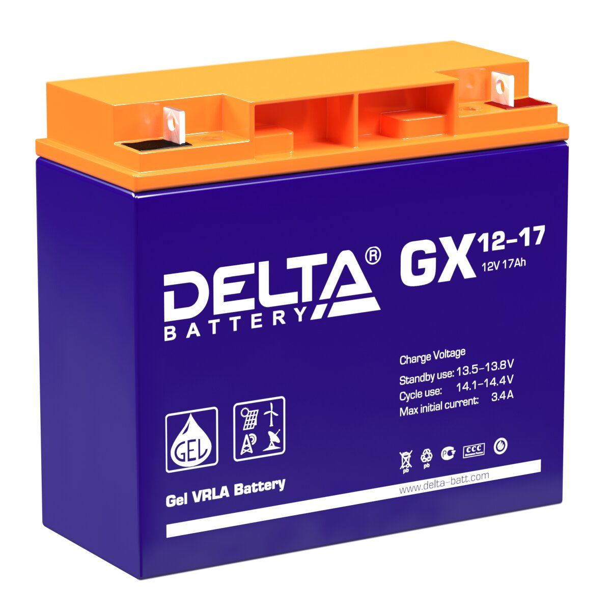 Батарея аккумуляторная GX 12-17 4614010170005
